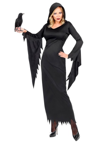 Carnival Party Kostümkleid "DUNKLE KÖNIGIN" in Schwarz