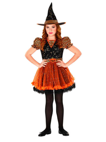 Widmann 2-delig kostuum "HEKS" oranje