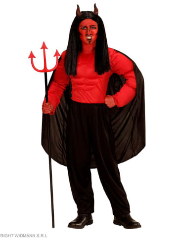 Widmann 2tlg. Kostüm "Devil" in Schwarz/ Rot