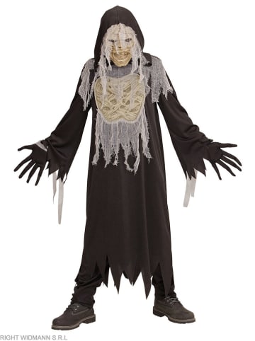 Carnival Party 3tlg. Kostüm "Mummy" in Schwarz/ Creme
