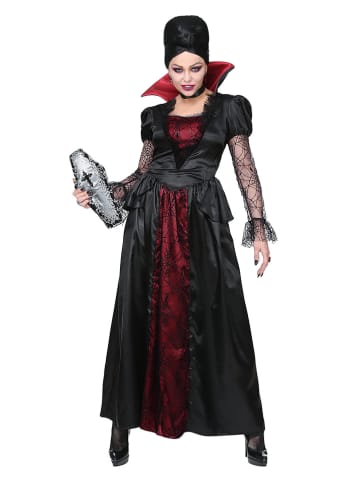 Carnival Party 2-częściowy kostium "Vampire" w kolorze czarno-czerwonym