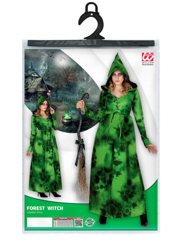 Carnival Party Kleid "WALDHEXE" in Grün