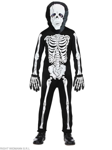 Widmann Kostium "Skeleton" w kolorze czarno-białym