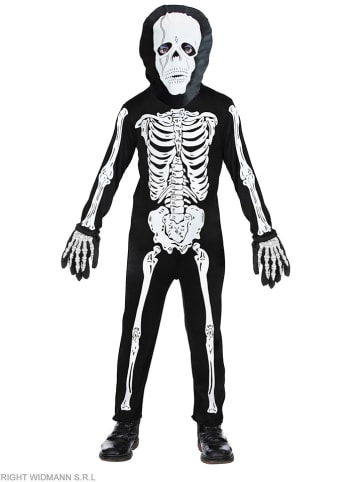 Widmann Kostium "Skeleton" w kolorze czarno-białym