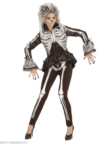 Widmann Kurtka kostiumowa "LADY SKELETON" w kolorze czarno-białym