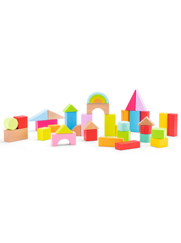 New Classic Toys Duwwagen met bouwstenen - vanaf 12 maanden