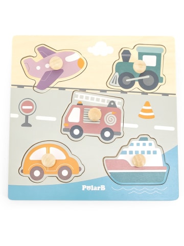 New Classic Toys 5tlg. Knopfpuzzle "Transport" - ab 12 Monaten