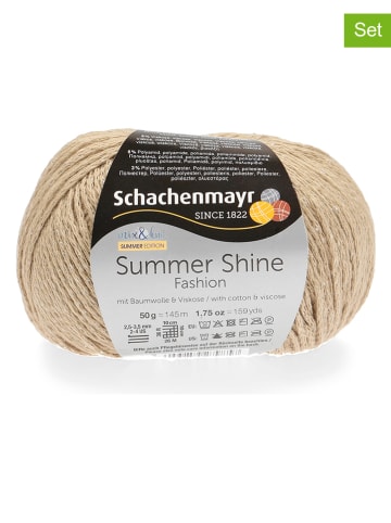 Schachenmayr since 1822 10er-Set: Baumwollgarne "Summer Shine" in Beige - 10x 50 g