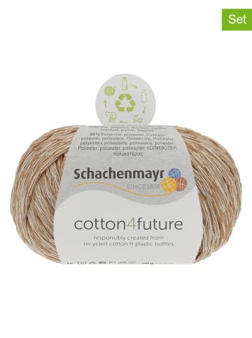 Schachenmayr since 1822 10er-Set: Baumwollgarne "Cotton4future" in Beige - 10x 50 g