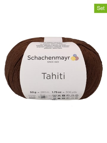 Schachenmayr since 1822 10er-Set: Baumwollgarne "Tahiti" in Braun - 10x 50 g