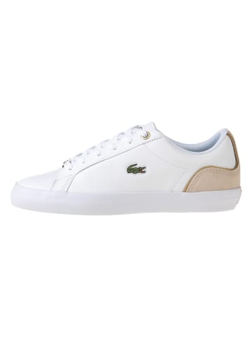 Lacoste Skórzane sneakersy "Lerond" w kolorze białym