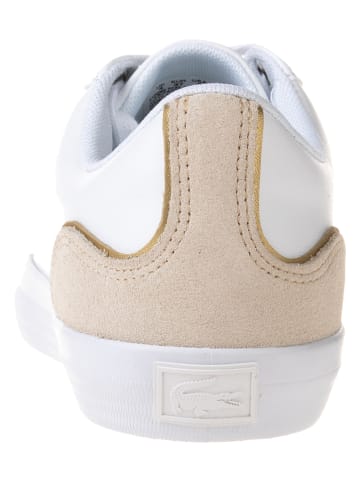 Lacoste Skórzane sneakersy "Lerond" w kolorze białym