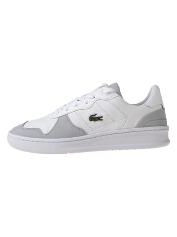 Lacoste Sneakers "Perf-Shot" in Weiß/ Grau