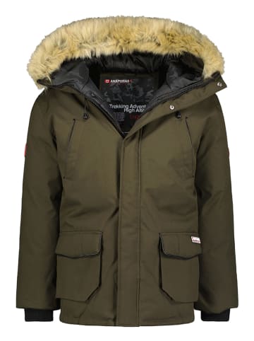 ANAPURNA Kurtka zimowa "Claudana" w kolorze oliwkowym