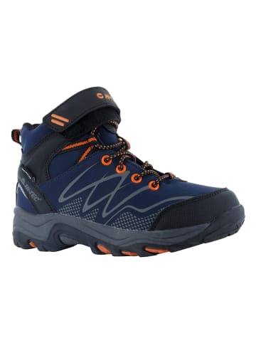 Hi-Tec Trekkingschuhe "Blackout Mid" in Dunkelblau/ Orange