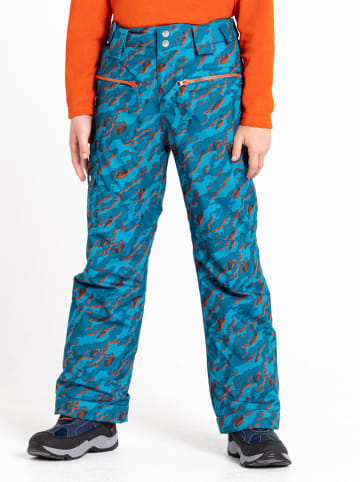 Dare 2b Spodnie narciarskie "Timeout II" w kolorze turkusowo-pomarańczowym