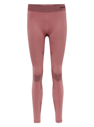 Hummel Legginsy sportowe "First" w kolorze różowym