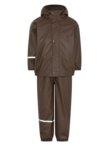 CeLaVi 2-delige regenoutfit bruin