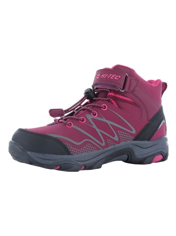 Hi-Tec Buty trekkingowe "Blackout Mid" w kolorze różowym