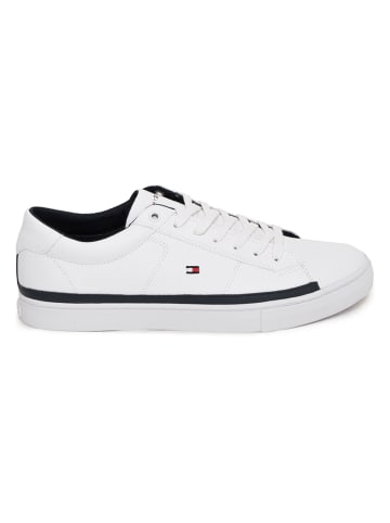 Tommy Hilfiger Skórzane sneakersy w kolorze białym