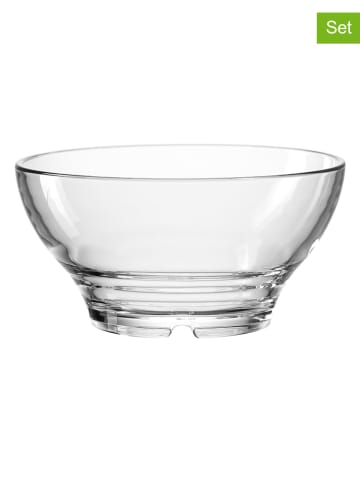 LEONARDO 6-delige set: mueslikommen transparant - Ø 14 cm