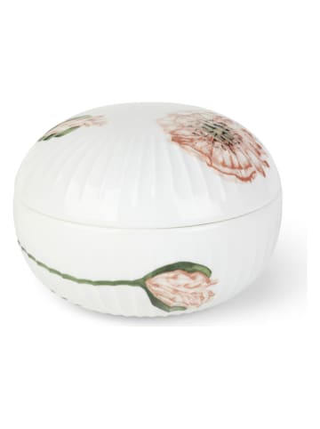 Kähler Bonbonniere "Hammershøi Poppy" in Weiß/ Rosa - Ø 12 cm