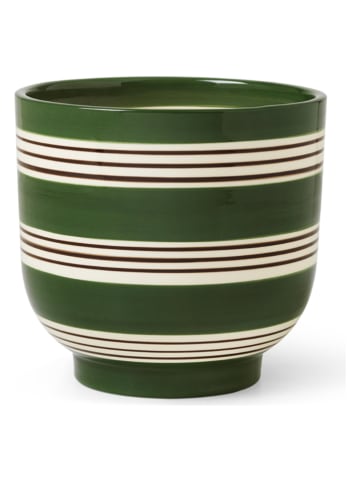 Kähler Bloempot "Omaggio Nuovo" groen - (H)14 x Ø 15 cm
