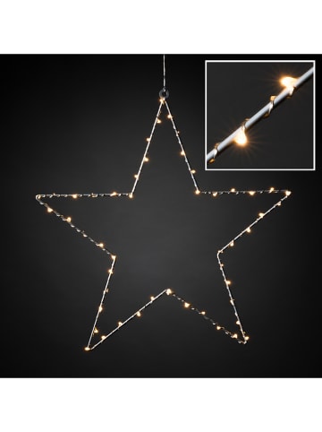 Konstsmide LED-Fenstersilhouette "Stern" in Warmweiß - (B)47 x (H)47,5 cm