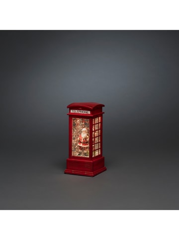 Konstsmide Lampion LED w kolorze czerwonym - wys. 20 cm