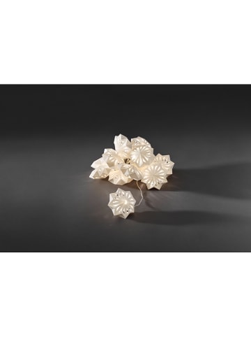 Konstsmide Decoratieve ledlichtketting "Papieren Sneeuwvlokken" wit