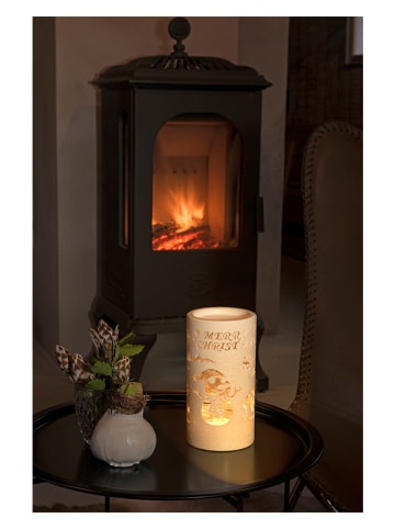 Konstsmide LED-Laterne "Schneemann" in Warmweiß - (H)19 x Ø 10 cm