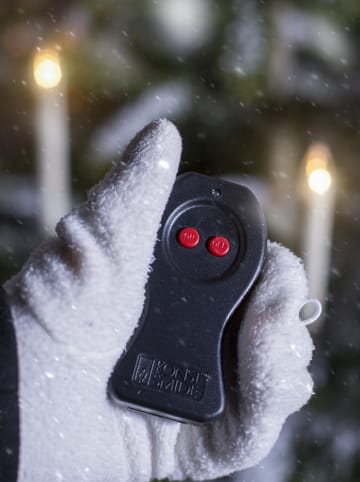 Konstsmide Bezprzewodowe świece LED (10 szt.) w kolorze ciepłej bieli - wys. 20 cm