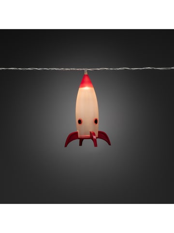 Konstsmide Decoratieve ledlichtketting "Raketten" wit/rood