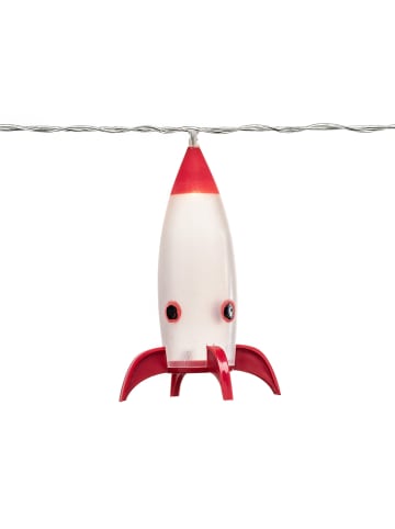 Konstsmide Decoratieve ledlichtketting "Raketten" wit/rood