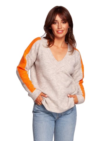 Be Wear Sweter w kolorze kremowym