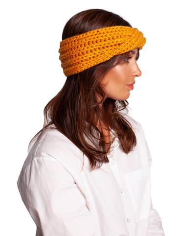 Be Wear Stirnband in Ocker