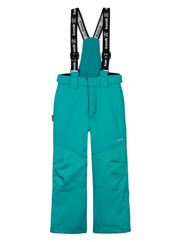 Kamik Spodnie narciarskie "Bella" w kolorze turkusowym