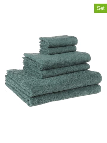 Avance Ręczniki (6 szt.) w kolorze ciemnozielonym