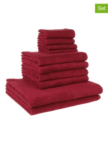 Avance Ręczniki (10 szt.) w kolorze bordowym