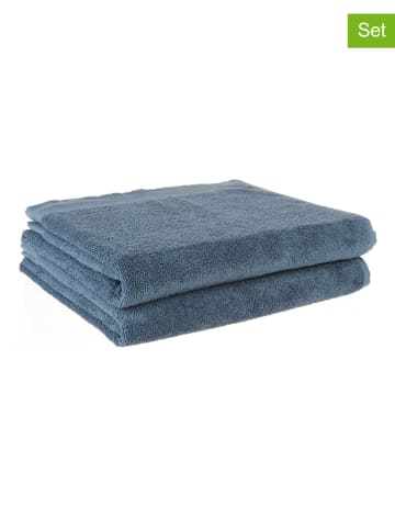 Avance Ręczniki kąpielowe (2 szt.) w kolorze niebieskim
