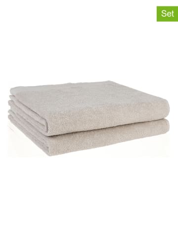 avance Ręczniki kąpielowe (2 szt.) w kolorze beżowym