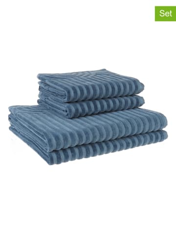 avance Ręczniki (4 szt.) w kolorze niebieskim