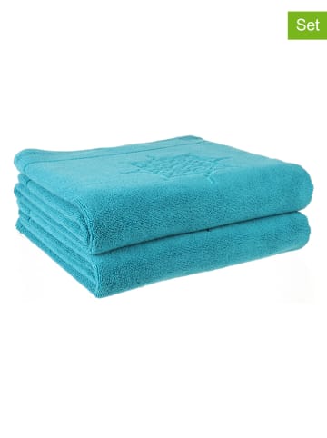 avance Ręczniki kąpielowe (2 szt.) w kolorze turkusowym