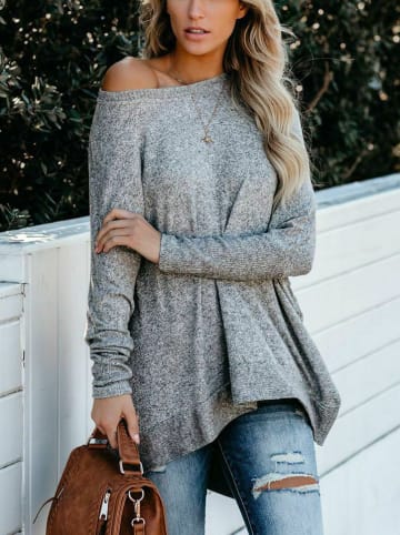 Milan Kiss Longsleeve in Grau