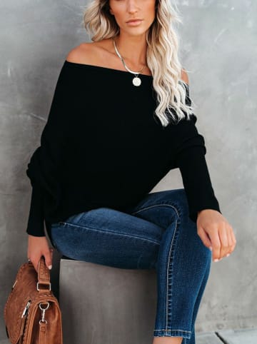 Milan Kiss Sweter w kolorze czarnym