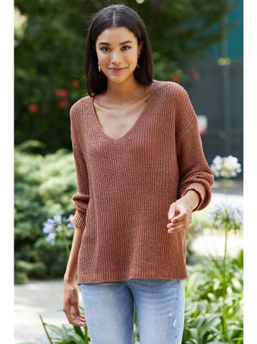 Milan Kiss Pullover in Braun