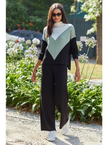 Milan Kiss 2-delige outfit zwart/wit/groen