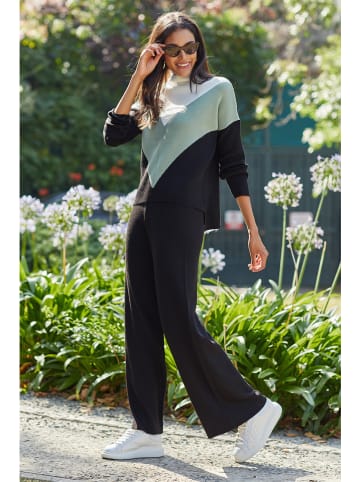 Milan Kiss 2-delige outfit zwart/wit/groen