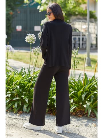 Milan Kiss 2-delige outfit zwart/wit/groen