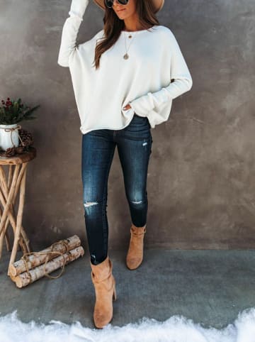 Milan Kiss Pullover in Creme